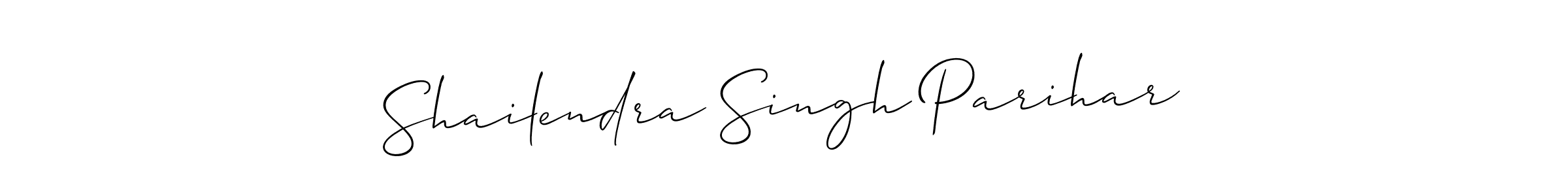 This is the best signature style for the Shailendra Singh Parihar name. Also you like these signature font (Allison_Script). Mix name signature. Shailendra Singh Parihar signature style 2 images and pictures png