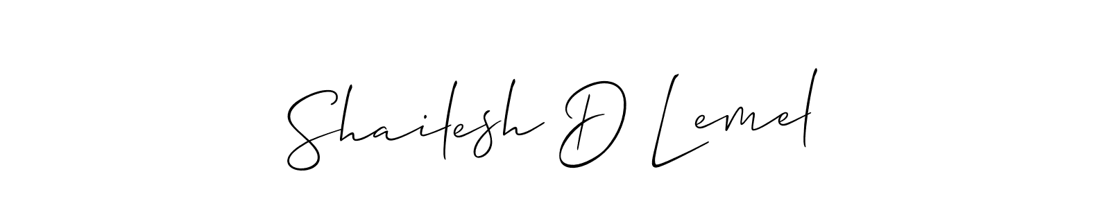 Check out images of Autograph of Shailesh D Lemel name. Actor Shailesh D Lemel Signature Style. Allison_Script is a professional sign style online. Shailesh D Lemel signature style 2 images and pictures png