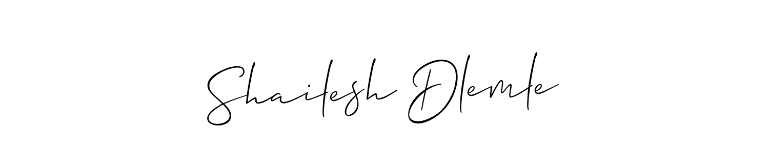 How to Draw Shailesh Dlemle signature style? Allison_Script is a latest design signature styles for name Shailesh Dlemle. Shailesh Dlemle signature style 2 images and pictures png