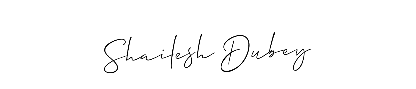Make a short Shailesh Dubey signature style. Manage your documents anywhere anytime using Allison_Script. Create and add eSignatures, submit forms, share and send files easily. Shailesh Dubey signature style 2 images and pictures png