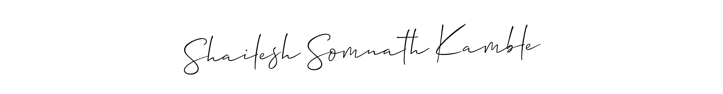 if you are searching for the best signature style for your name Shailesh Somnath Kamble. so please give up your signature search. here we have designed multiple signature styles  using Allison_Script. Shailesh Somnath Kamble signature style 2 images and pictures png