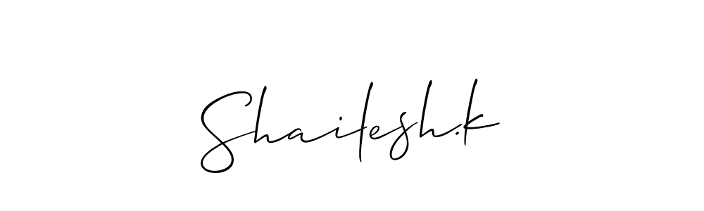 Check out images of Autograph of Shailesh.k name. Actor Shailesh.k Signature Style. Allison_Script is a professional sign style online. Shailesh.k signature style 2 images and pictures png