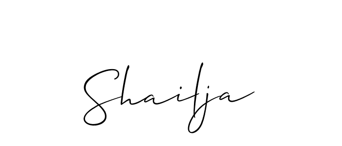 Use a signature maker to create a handwritten signature online. With this signature software, you can design (Allison_Script) your own signature for name Shailja. Shailja signature style 2 images and pictures png