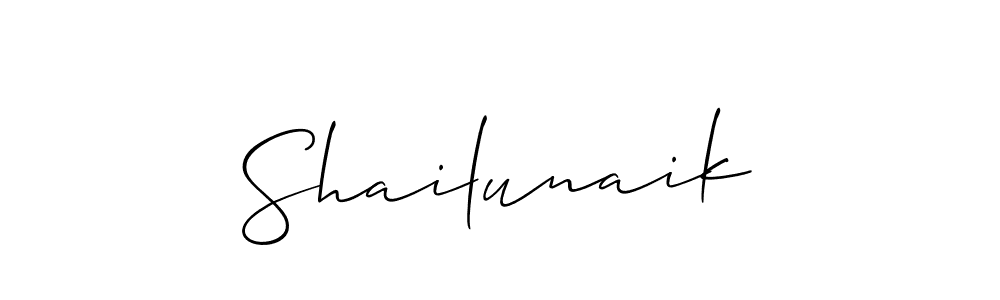 Make a beautiful signature design for name Shailunaik. Use this online signature maker to create a handwritten signature for free. Shailunaik signature style 2 images and pictures png