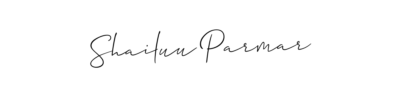 Best and Professional Signature Style for Shailuu Parmar. Allison_Script Best Signature Style Collection. Shailuu Parmar signature style 2 images and pictures png