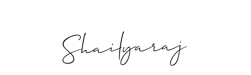Also we have Shailyaraj name is the best signature style. Create professional handwritten signature collection using Allison_Script autograph style. Shailyaraj signature style 2 images and pictures png