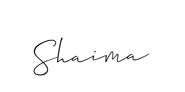 It looks lik you need a new signature style for name Shaima. Design unique handwritten (Allison_Script) signature with our free signature maker in just a few clicks. Shaima signature style 2 images and pictures png