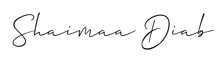 Elevate your brand with a stunning Shaimaa Diab eSignature. The Allison_Script style provides a balanced, flowing aesthetic for everyday signing. Shaimaa Diab signature style 2 images and pictures png