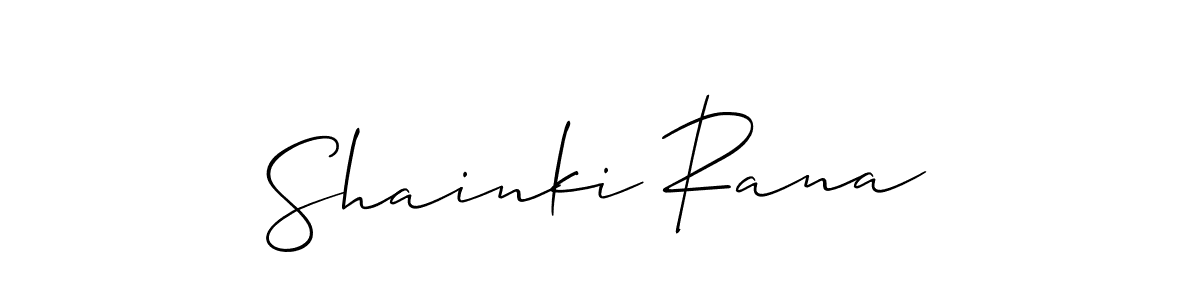 Here are the top 10 professional signature styles for the name Shainki Rana. These are the best autograph styles you can use for your name. Shainki Rana signature style 2 images and pictures png