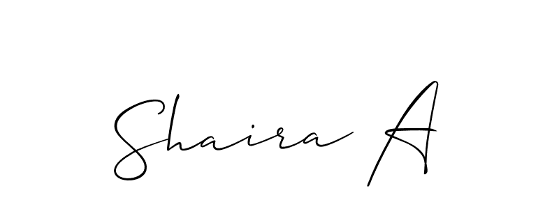 Here are the top 10 professional signature styles for the name Shaira A. These are the best autograph styles you can use for your name. Shaira A signature style 2 images and pictures png