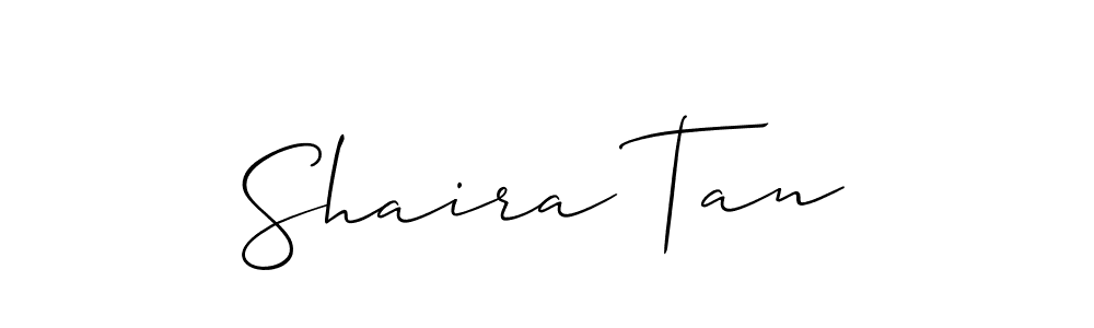 It looks lik you need a new signature style for name Shaira Tan. Design unique handwritten (Allison_Script) signature with our free signature maker in just a few clicks. Shaira Tan signature style 2 images and pictures png