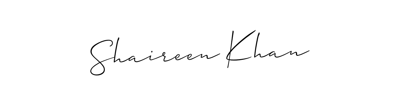 Check out images of Autograph of Shaireen Khan name. Actor Shaireen Khan Signature Style. Allison_Script is a professional sign style online. Shaireen Khan signature style 2 images and pictures png