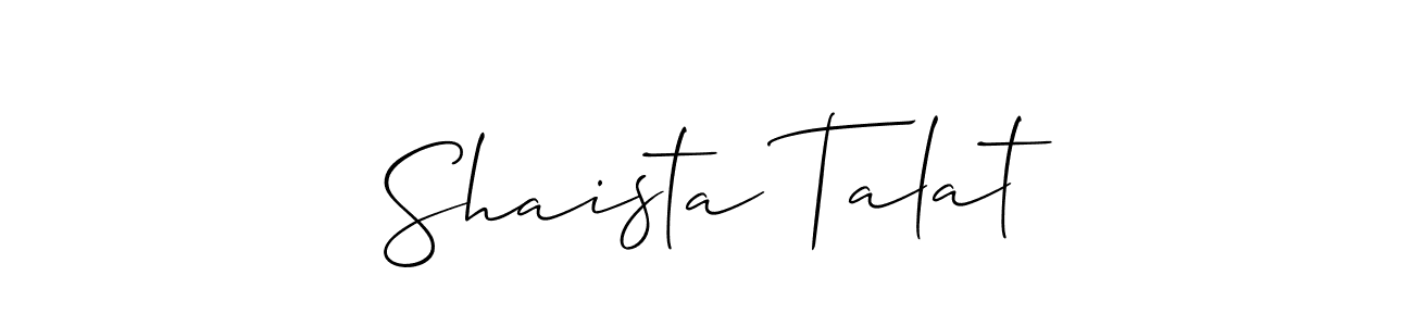 Check out images of Autograph of Shaista Talat name. Actor Shaista Talat Signature Style. Allison_Script is a professional sign style online. Shaista Talat signature style 2 images and pictures png