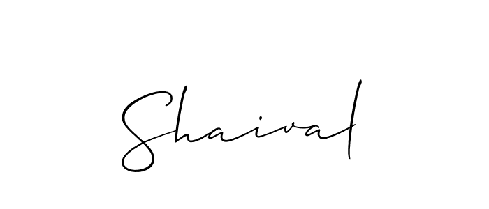 Make a beautiful signature design for name Shaival. With this signature (Allison_Script) style, you can create a handwritten signature for free. Shaival signature style 2 images and pictures png