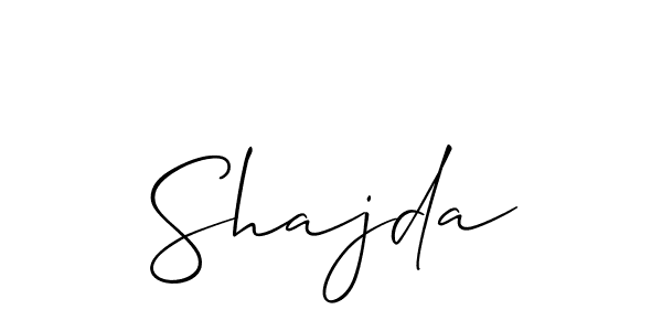 Shajda stylish signature style. Best Handwritten Sign (Allison_Script) for my name. Handwritten Signature Collection Ideas for my name Shajda. Shajda signature style 2 images and pictures png
