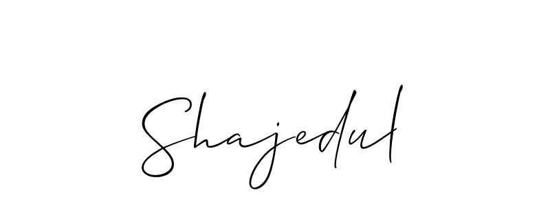 Make a short Shajedul signature style. Manage your documents anywhere anytime using Allison_Script. Create and add eSignatures, submit forms, share and send files easily. Shajedul signature style 2 images and pictures png