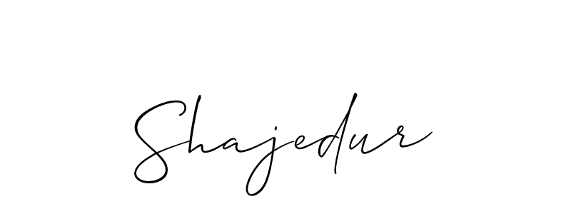 It looks lik you need a new signature style for name Shajedur. Design unique handwritten (Allison_Script) signature with our free signature maker in just a few clicks. Shajedur signature style 2 images and pictures png