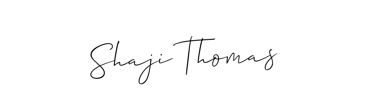 You should practise on your own different ways (Allison_Script) to write your name (Shaji Thomas) in signature. don't let someone else do it for you. Shaji Thomas signature style 2 images and pictures png