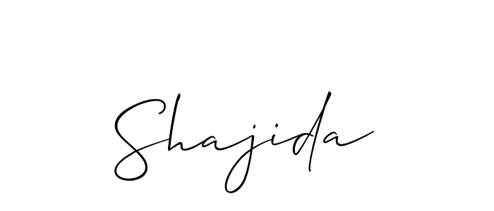 Make a beautiful signature design for name Shajida. Use this online signature maker to create a handwritten signature for free. Shajida signature style 2 images and pictures png