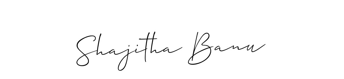 How to Draw Shajitha Banu signature style? Allison_Script is a latest design signature styles for name Shajitha Banu. Shajitha Banu signature style 2 images and pictures png