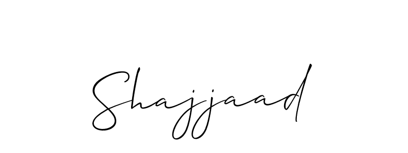 Shajjaad stylish signature style. Best Handwritten Sign (Allison_Script) for my name. Handwritten Signature Collection Ideas for my name Shajjaad. Shajjaad signature style 2 images and pictures png