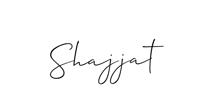 The best way (Allison_Script) to make a short signature is to pick only two or three words in your name. The name Shajjat include a total of six letters. For converting this name. Shajjat signature style 2 images and pictures png