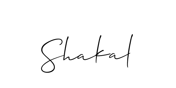 How to Draw Shakal signature style? Allison_Script is a latest design signature styles for name Shakal. Shakal signature style 2 images and pictures png
