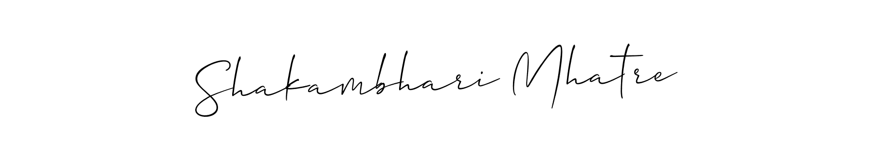 You can use this online signature creator to create a handwritten signature for the name Shakambhari Mhatre. This is the best online autograph maker. Shakambhari Mhatre signature style 2 images and pictures png