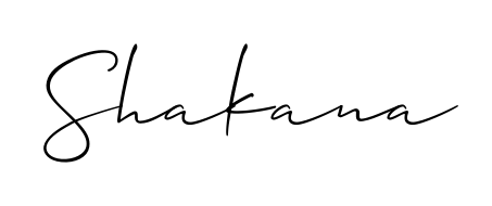 The Allison_Script typeface gives name Shakana a refined look. Suitable for certificates, diplomas, and official verification. Shakana signature style 2 images and pictures png