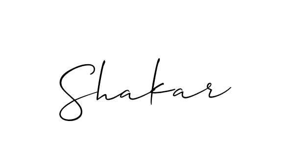 Create a beautiful signature design for name Shakar. With this signature (Allison_Script) fonts, you can make a handwritten signature for free. Shakar signature style 2 images and pictures png