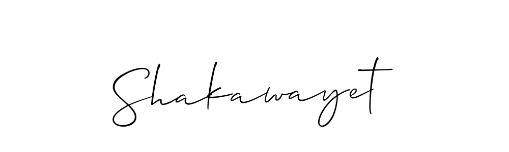 Similarly Allison_Script is the best handwritten signature design. Signature creator online .You can use it as an online autograph creator for name Shakawayet. Shakawayet signature style 2 images and pictures png