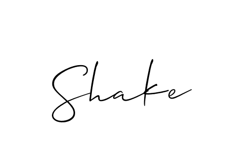 How to Draw Shake signature style? Allison_Script is a latest design signature styles for name Shake. Shake signature style 2 images and pictures png