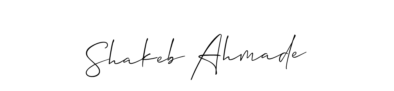 Best and Professional Signature Style for Shakeb Ahmade. Allison_Script Best Signature Style Collection. Shakeb Ahmade signature style 2 images and pictures png