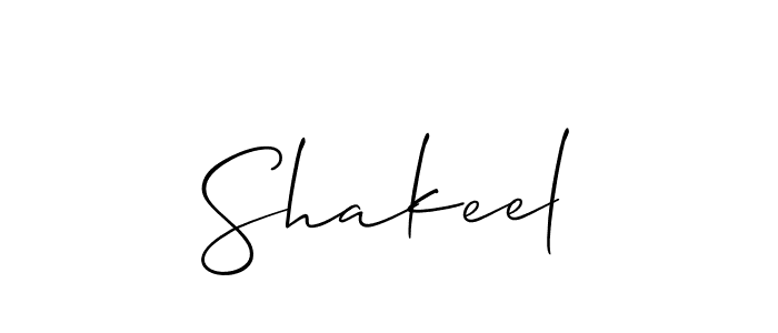 Shakeel stylish signature style. Best Handwritten Sign (Allison_Script) for my name. Handwritten Signature Collection Ideas for my name Shakeel. Shakeel signature style 2 images and pictures png