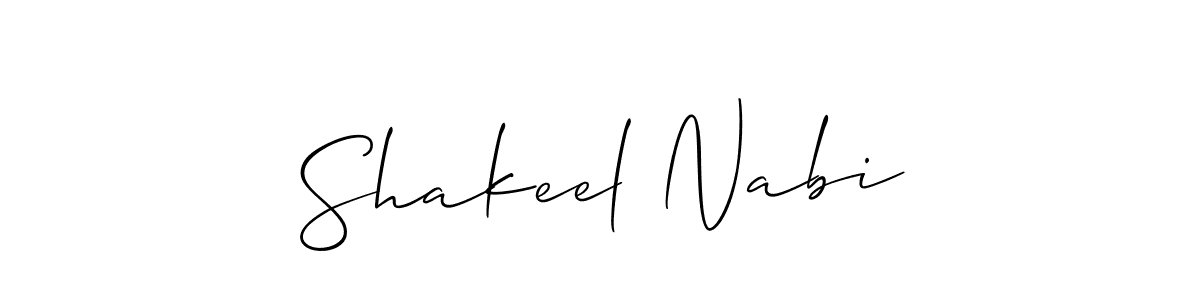 Make a beautiful signature design for name Shakeel Nabi. Use this online signature maker to create a handwritten signature for free. Shakeel Nabi signature style 2 images and pictures png