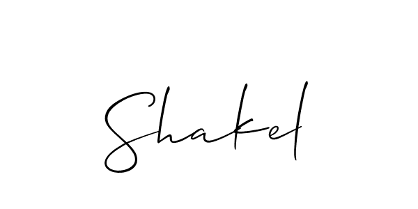 Allison_Script is a professional signature style that is perfect for those who want to add a touch of class to their signature. It is also a great choice for those who want to make their signature more unique. Get Shakel name to fancy signature for free. Shakel signature style 2 images and pictures png