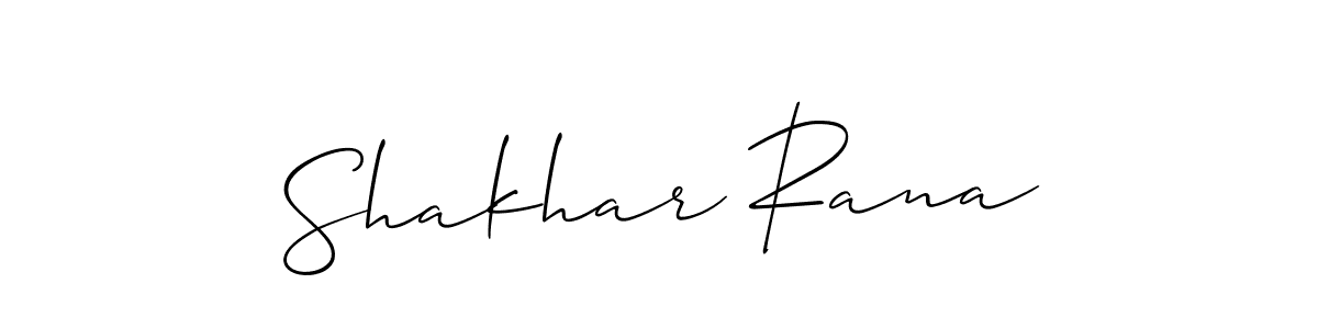 if you are searching for the best signature style for your name Shakhar Rana. so please give up your signature search. here we have designed multiple signature styles  using Allison_Script. Shakhar Rana signature style 2 images and pictures png