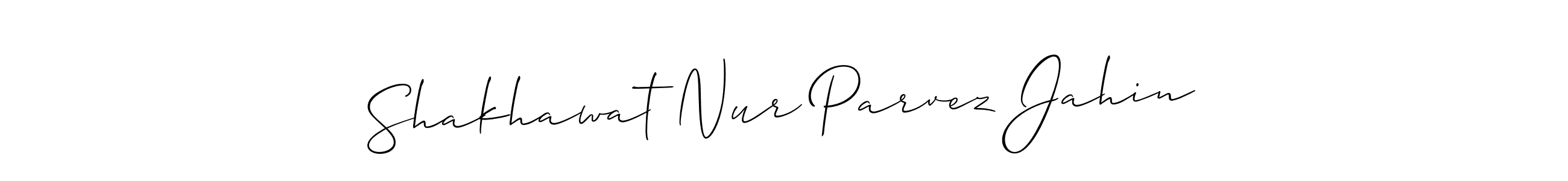 Make a beautiful signature design for name Shakhawat Nur Parvez Jahin. Use this online signature maker to create a handwritten signature for free. Shakhawat Nur Parvez Jahin signature style 2 images and pictures png