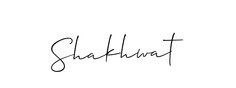 How to make Shakhwat name signature. Use Allison_Script style for creating short signs online. This is the latest handwritten sign. Shakhwat signature style 2 images and pictures png