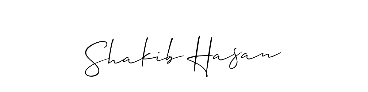 Also we have Shakib Hasan name is the best signature style. Create professional handwritten signature collection using Allison_Script autograph style. Shakib Hasan signature style 2 images and pictures png