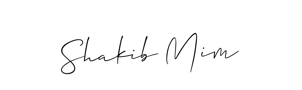 Make a beautiful signature design for name Shakib Mim. Use this online signature maker to create a handwritten signature for free. Shakib Mim signature style 2 images and pictures png