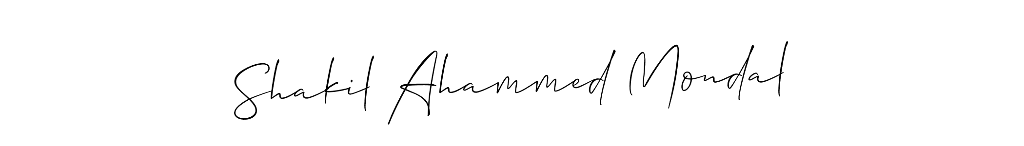 Shakil Ahammed Mondal stylish signature style. Best Handwritten Sign (Allison_Script) for my name. Handwritten Signature Collection Ideas for my name Shakil Ahammed Mondal. Shakil Ahammed Mondal signature style 2 images and pictures png