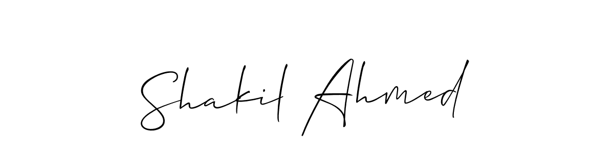 Also we have Shakil Ahmed name is the best signature style. Create professional handwritten signature collection using Allison_Script autograph style. Shakil Ahmed signature style 2 images and pictures png