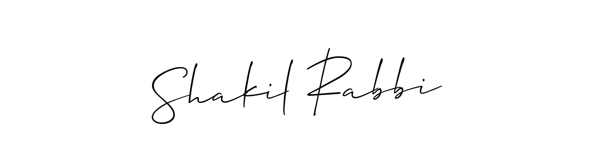 Also You can easily find your signature by using the search form. We will create Shakil Rabbi name handwritten signature images for you free of cost using Allison_Script sign style. Shakil Rabbi signature style 2 images and pictures png