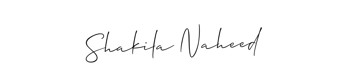 Once you've used our free online signature maker to create your best signature Allison_Script style, it's time to enjoy all of the benefits that Shakila Naheed name signing documents. Shakila Naheed signature style 2 images and pictures png