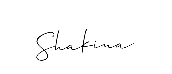 Allison_Script is a professional signature style that is perfect for those who want to add a touch of class to their signature. It is also a great choice for those who want to make their signature more unique. Get Shakina name to fancy signature for free. Shakina signature style 2 images and pictures png