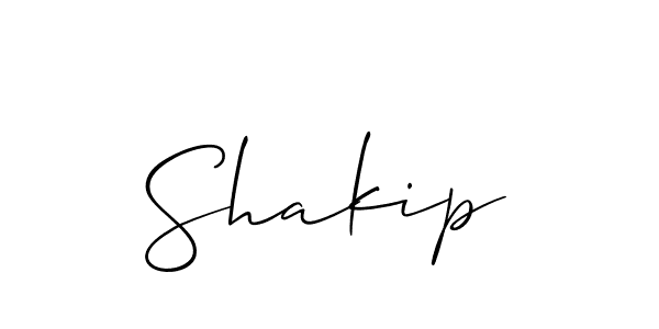 You should practise on your own different ways (Allison_Script) to write your name (Shakip) in signature. don't let someone else do it for you. Shakip signature style 2 images and pictures png
