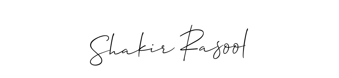 Make a short Shakir Rasool signature style. Manage your documents anywhere anytime using Allison_Script. Create and add eSignatures, submit forms, share and send files easily. Shakir Rasool signature style 2 images and pictures png