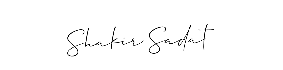 Once you've used our free online signature maker to create your best signature Allison_Script style, it's time to enjoy all of the benefits that Shakir Sadat name signing documents. Shakir Sadat signature style 2 images and pictures png