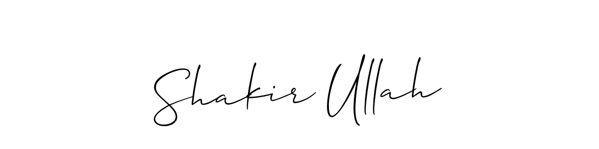 if you are searching for the best signature style for your name Shakir Ullah. so please give up your signature search. here we have designed multiple signature styles  using Allison_Script. Shakir Ullah signature style 2 images and pictures png